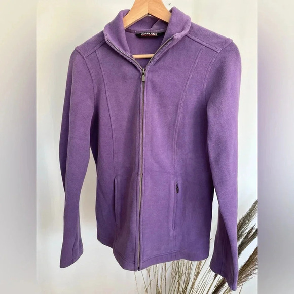 Kirkland purple zip up vest size medium - Picture 2 of 6